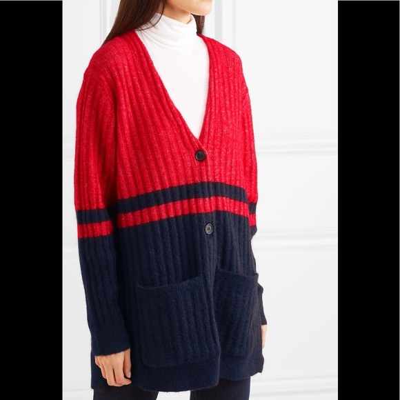 By Malene Birger two-toned ribbed-knit cardigan - Picture 3 of 11
